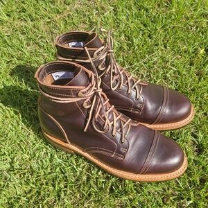 Truman Boot Cap Toe 79 Last Oxblood Double Shot 12D